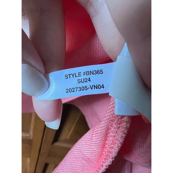 NWT J. Crew Men's Performance Polo Shirt With COOLMAX Grapefruit Pink Size L - Picture 10 of 12